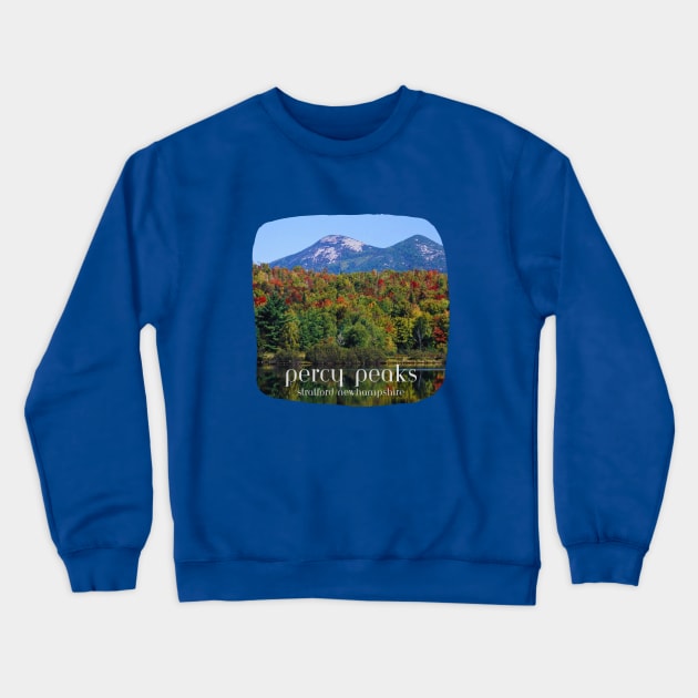 Percy Peaks - Stratford, New Hampshire Crewneck Sweatshirt by MagpieMoonUSA